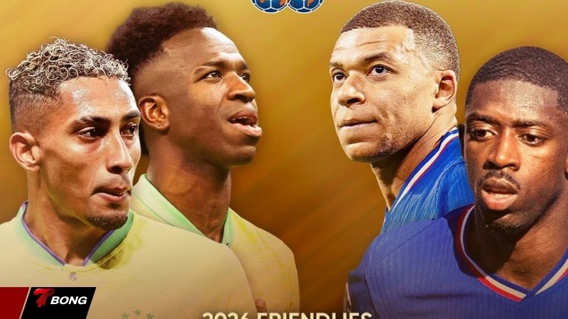 Brazil chuẩn bị đối đầu với tuyển Pháp